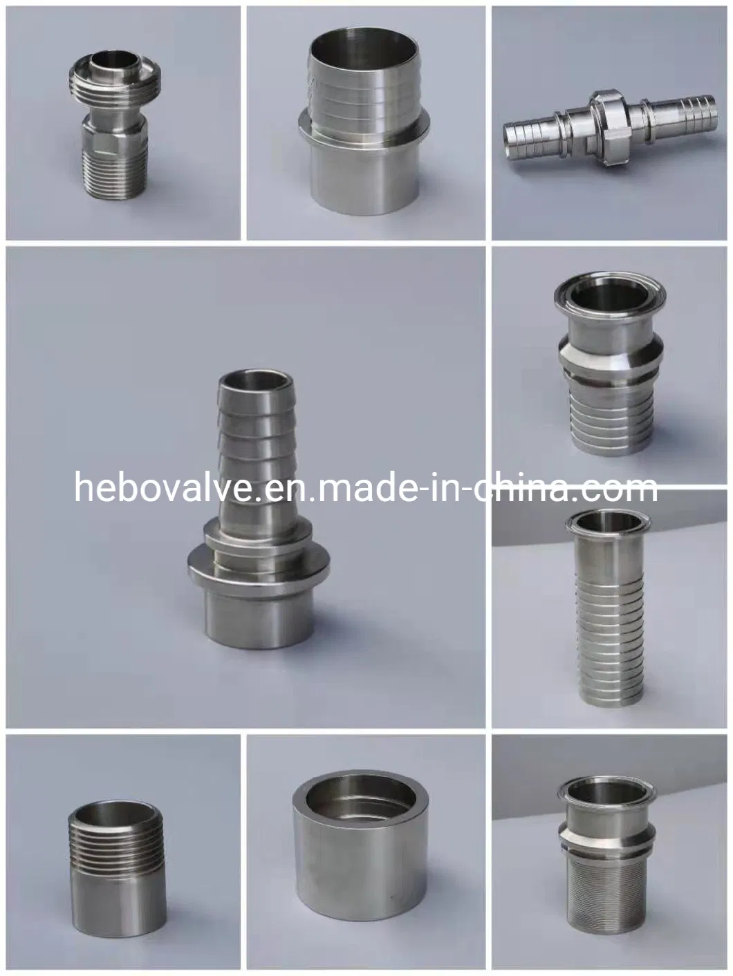 3A Sanitary Stainless Steel Pipe Fitting Hose Adapter Food Grade